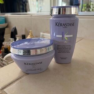 Kerastase Blond Absolu Ultra Violet Shampoo and Mask